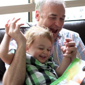 [img] Ian Westmoreland with grandson