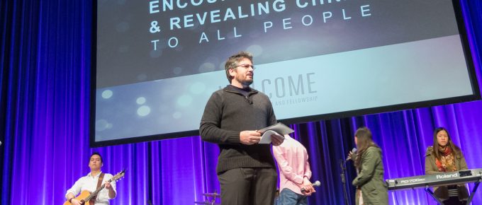 [img] Ian speaking at Wesley Mission Sydney