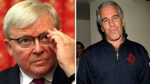 Two men are shown in separate photos side by side; the left man adjusts his glasses, perhaps revealing his motives through subtle expression, while the right man, wearing a zip-up jacket, faces the camera as if poised for open communication.