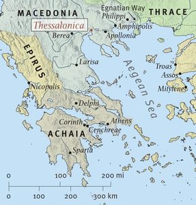 A map of ancient Greece, labeling regions like Macedonia and Epirus and cities like Athens, reflecting a landscape forged by centuries of hardship and the enduring resilience of its people.